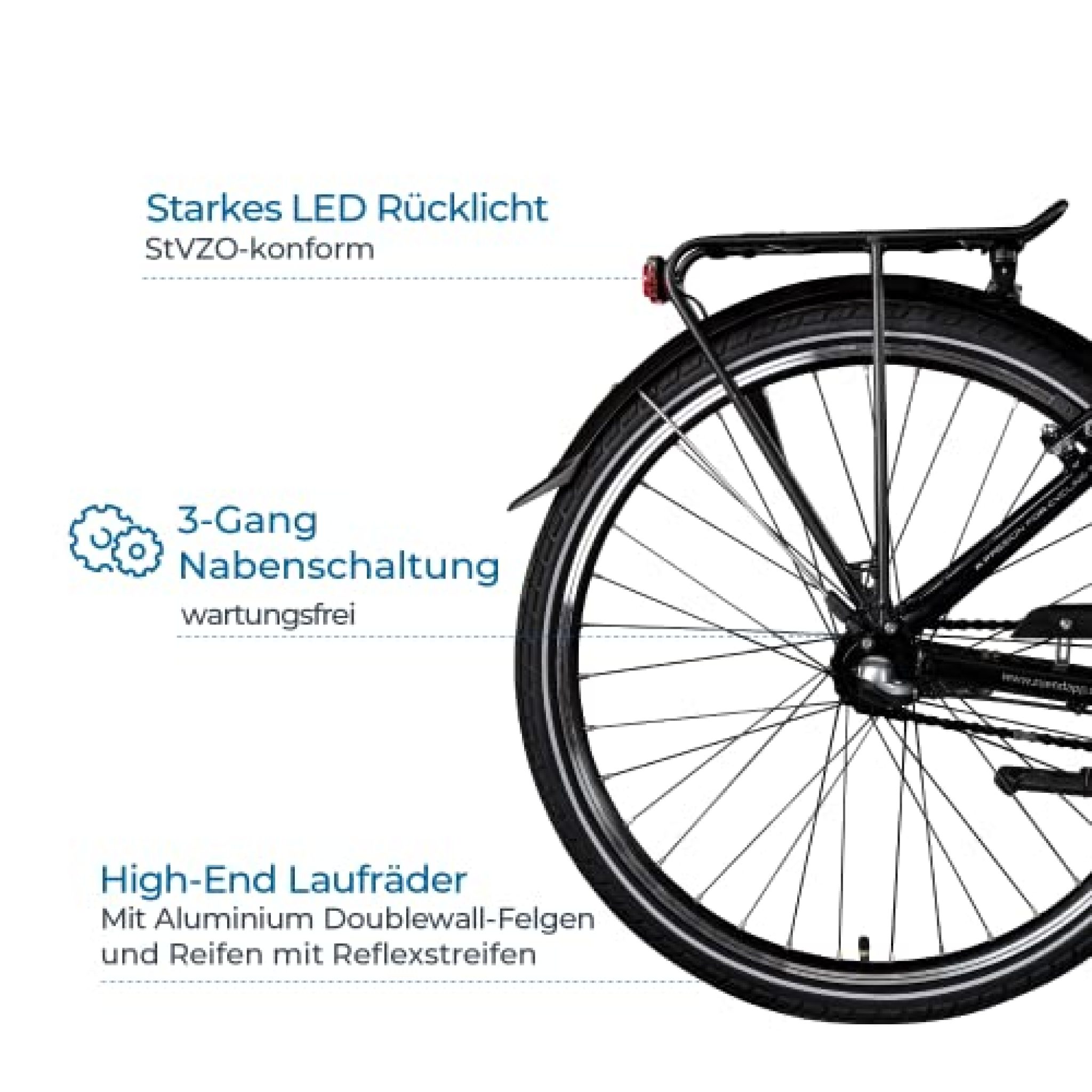 Fahrrad Mit Rücktrittbremse Und Nabenschaltung 26 Zoll ️Zündapp E Bike Damen Elektrofahrrad 26 Zoll | E-Bike mit